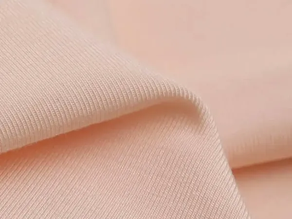 Soft peach modal and microfiber knit