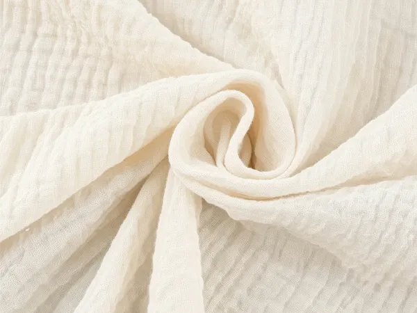 Moisture-wicking performance knit in cream