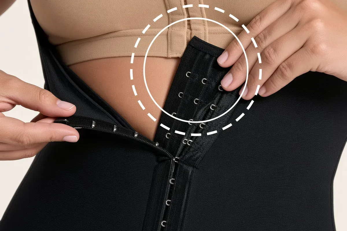 Heat-bonded flat seams and edges on a shapewear garment