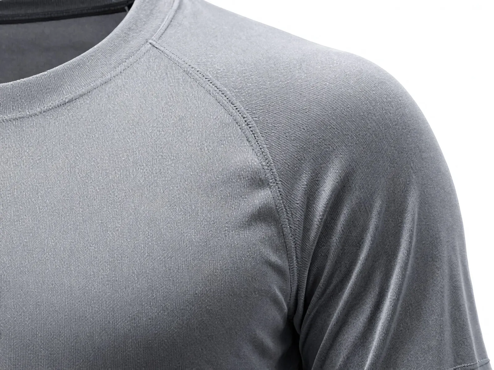 Reinforced gusset panel construction in performance garment