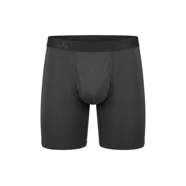 Performance athletic boxers in navy