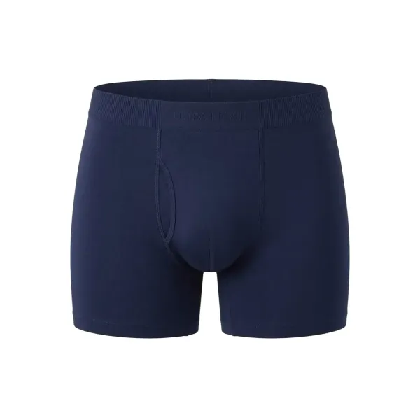 Seamless microfiber boxers in charcoal