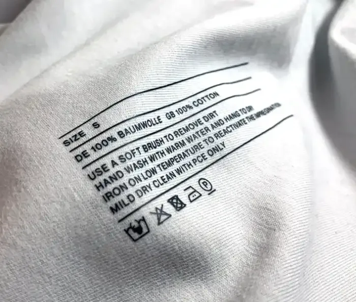 Custom heat transfer label for swimwear
