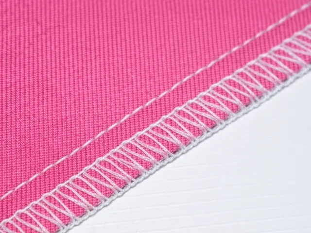 Panel seams and thread construction on a sewn garment