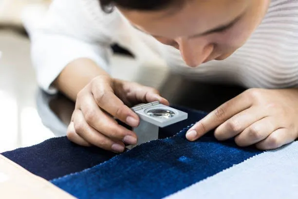 Incoming fabric and elastic quality inspection for an underwear run