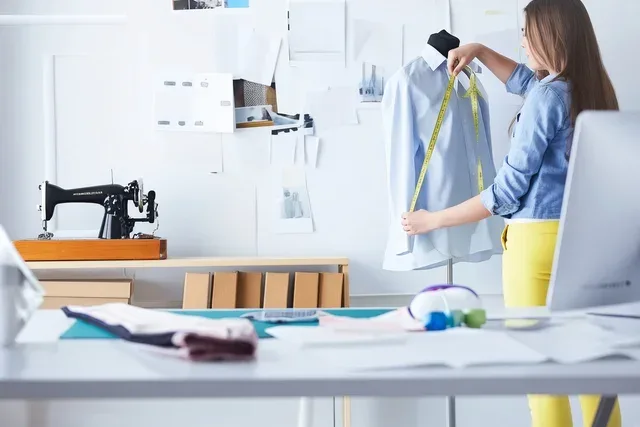 Sample garment reviewed and checked before bulk production begins