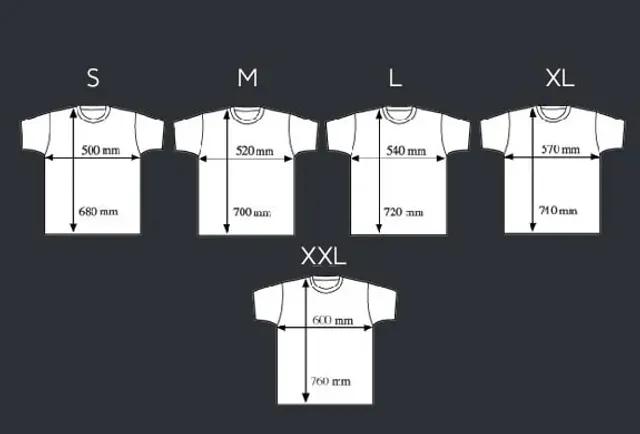 Custom cut and sew basic t-shirt pattern, clean and pre-cut