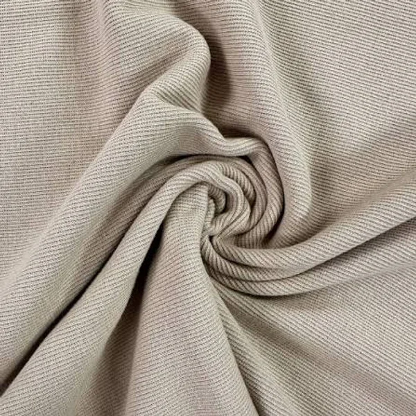Organic cotton knit fabric swatch
