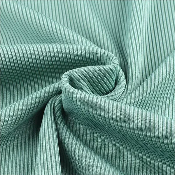 Recycled performance polyester fabric swatch