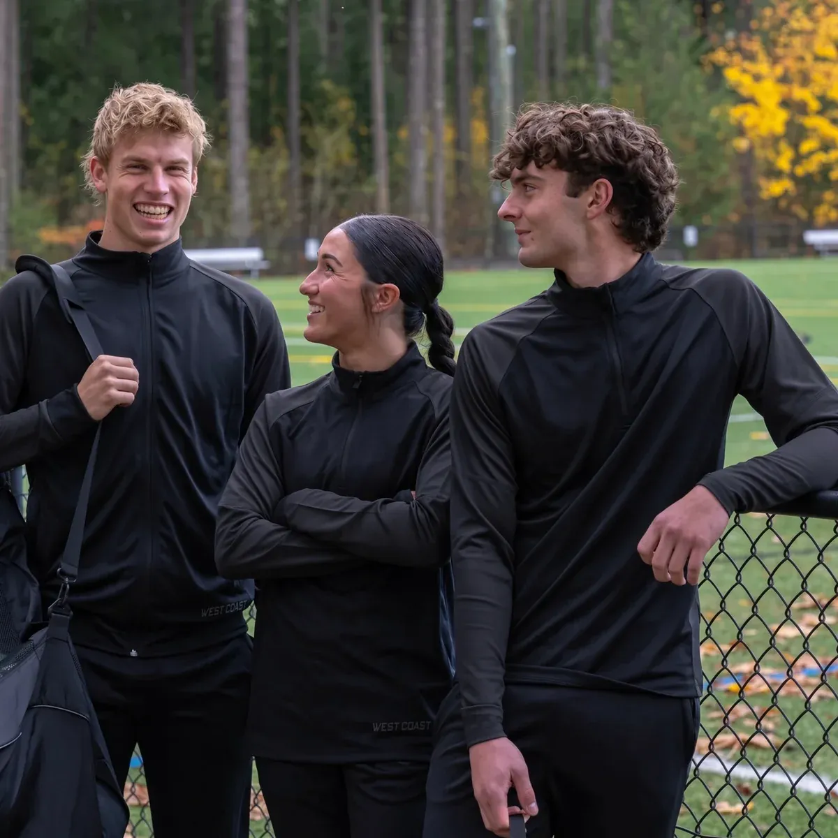 Custom training jacket product scene