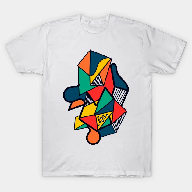 Top 10 T-Shirt Design Trends for 2025 6 Abstract and Artistic Prints