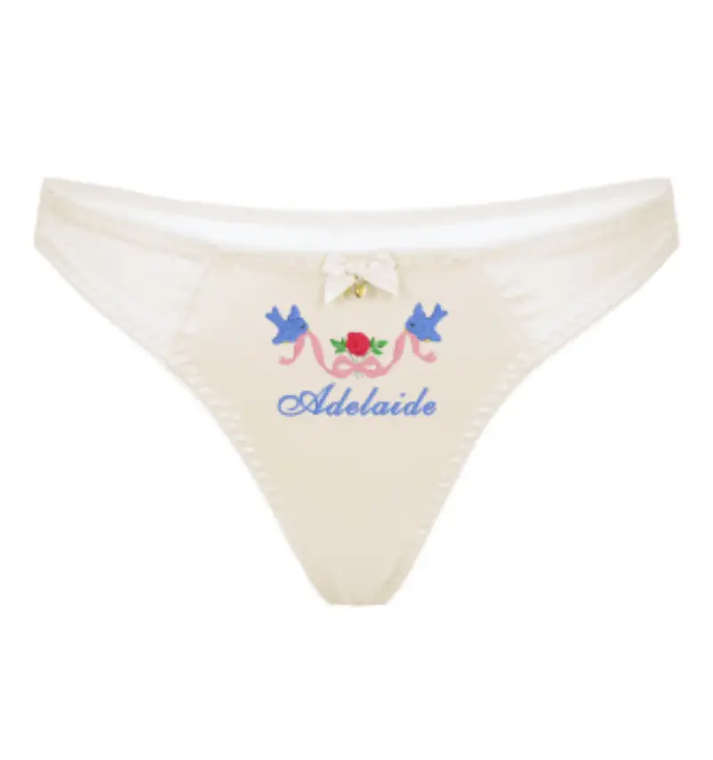 Custom Embroidered Lingerie