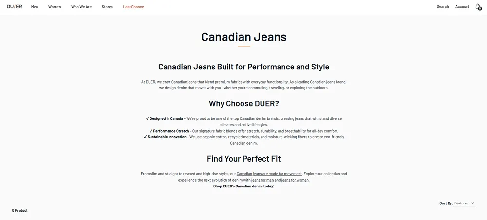 Los 7 principales fabricantes de jeans canadienses: Calidad y sostenibilidad 3 VENCER