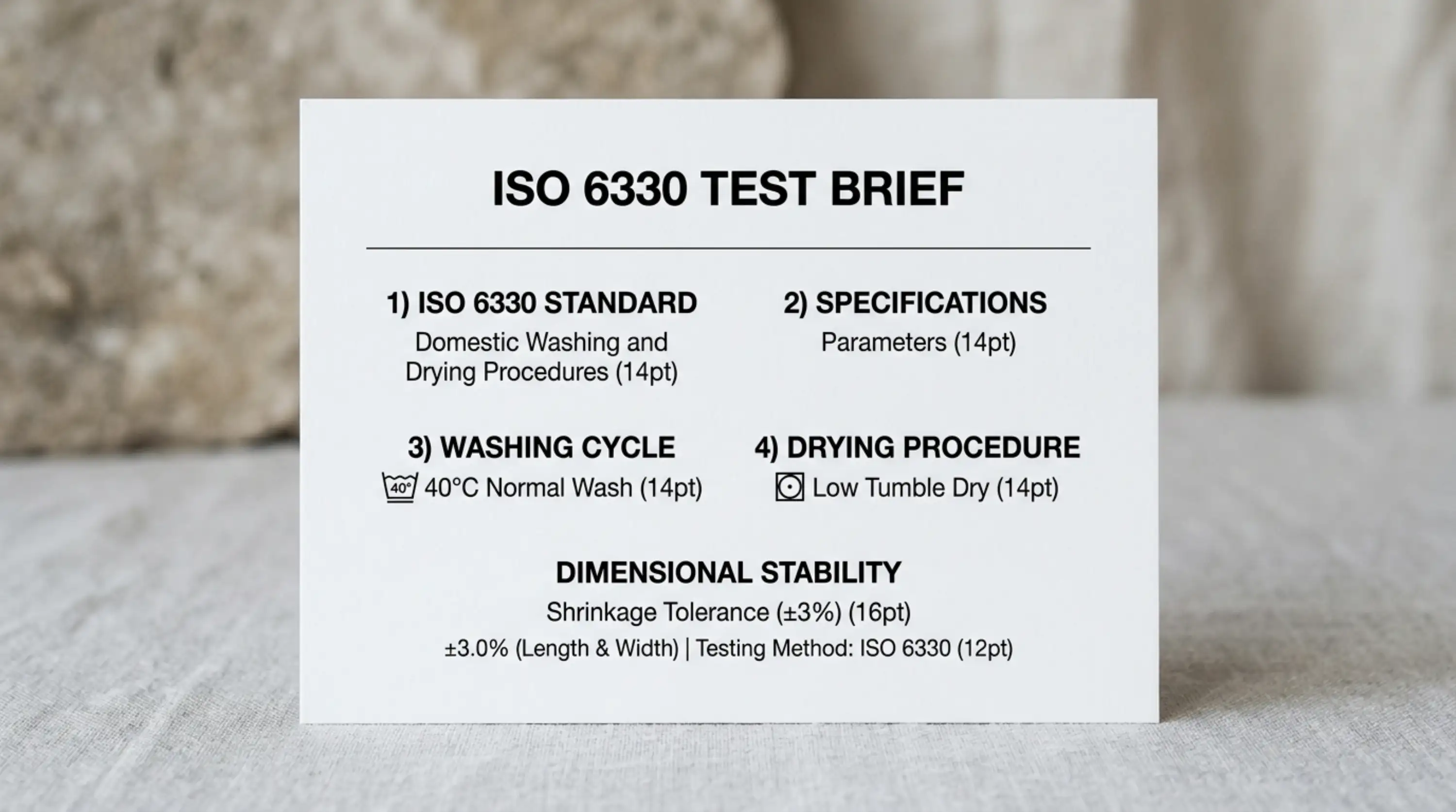 How to Master Fabric Shrinkage Calculation? 4 Critical Steps 3 Lock In the Wash Test Protocol