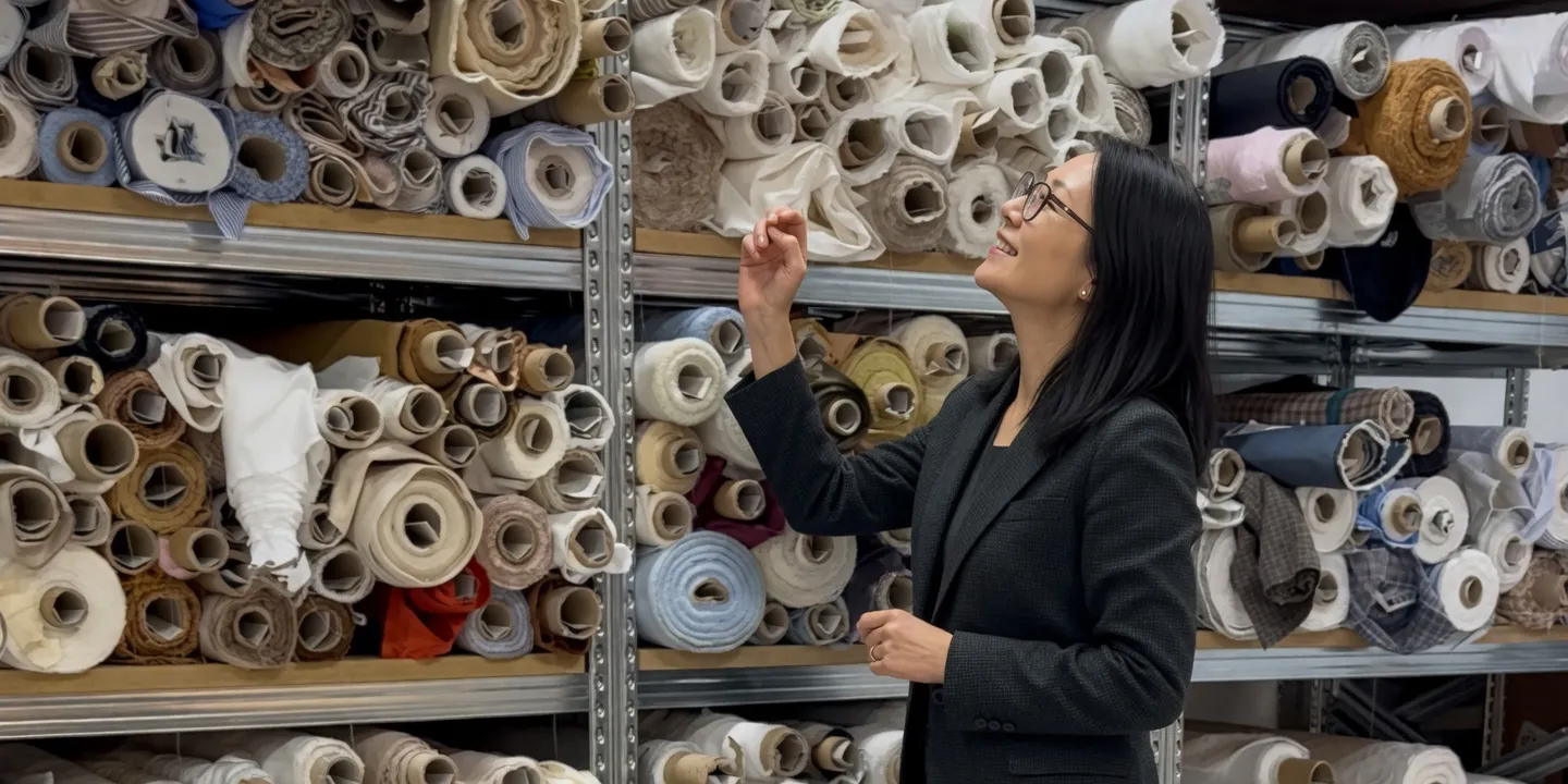 ¿Qué es la tela Deadstock? Ahorre mucho en textiles sostenibles 3 Inspección a nivel de rollo antes del compromiso