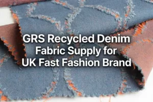 GRS Recycled Denim Fabric