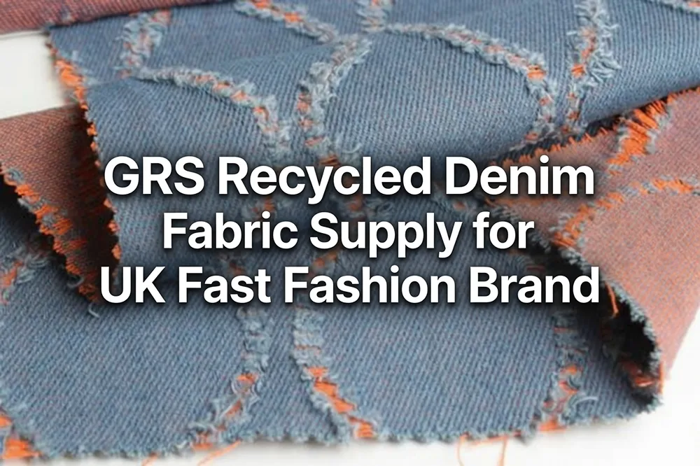 GRS Recycled Denim Fabric GRS Recycled Denim Fabric